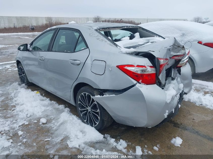 2015 Toyota Corolla S Plus/S Premium/S/Le Plus/Le Premium/L/Le VIN: 2T1BURHE8FC281402 Lot: 22804848