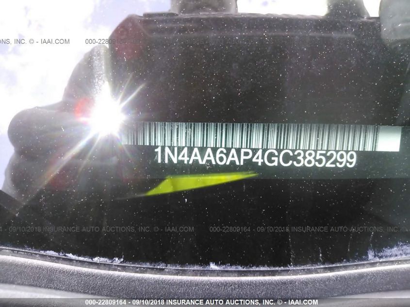 1N4AA6AP4GC385299 2016 Nissan Maxima 3.5S/Sv/Sl/Sr/Plat