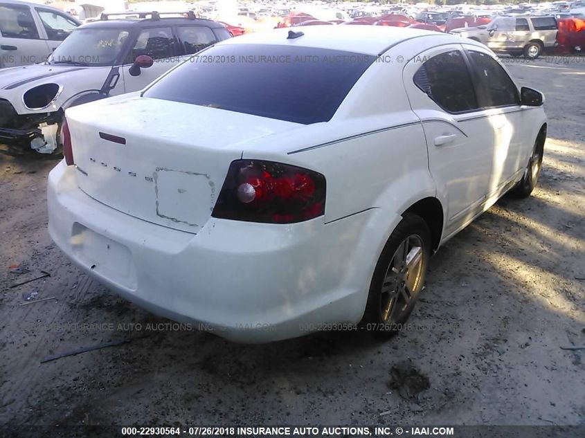 2012 Dodge Avenger Sxt VIN: 1C3CDZCB9CN185342 Lot: 22930564