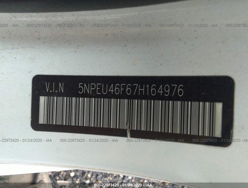 5NPEU46F67H164976