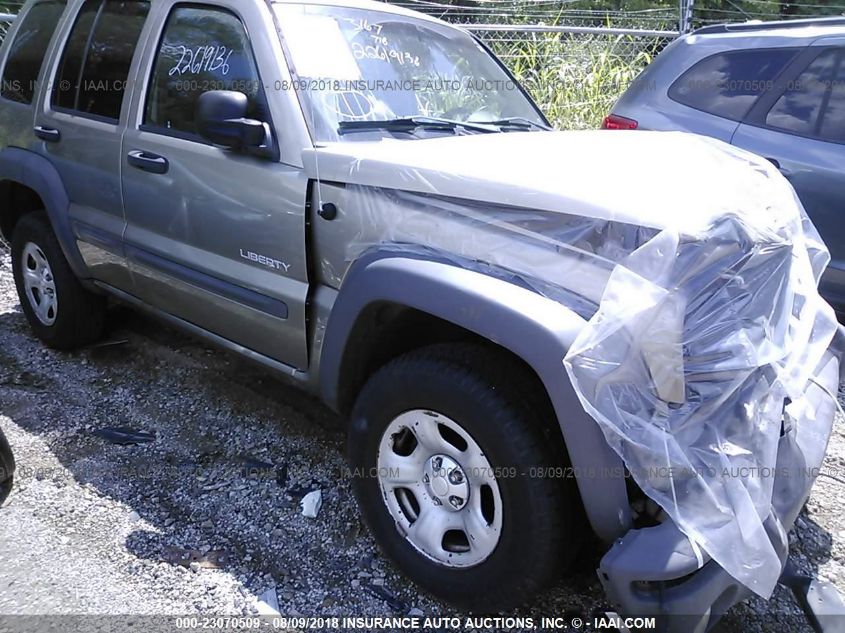 2004 Jeep Liberty Sport VIN: 1J4GL48K14W259533 Lot: 23070509