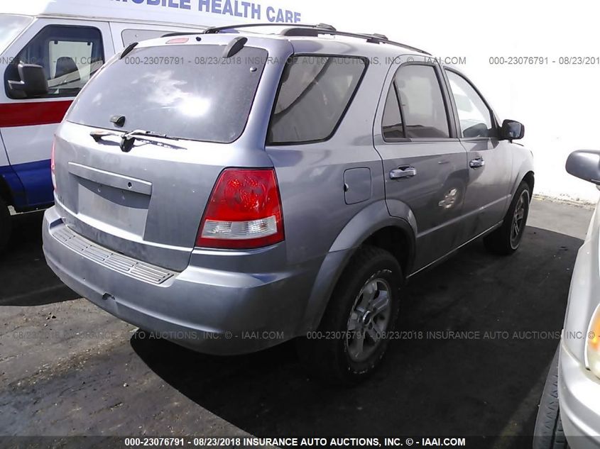 2004 Kia Sorento Ex/Lx VIN: KNDJC733X45249988 Lot: 23076791