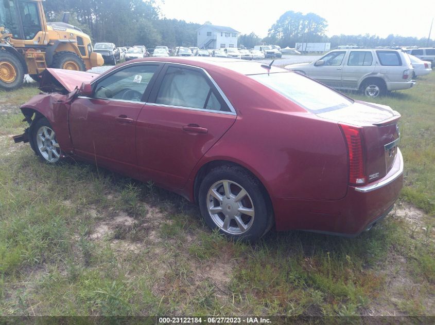 2008 Cadillac Cts Standard VIN: 1G6DM577180110110 Lot: 23122184