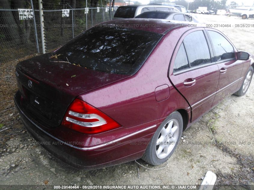 2003 Mercedes-Benz C 240 VIN: WDBRF61J93A418778 Lot: 23140464