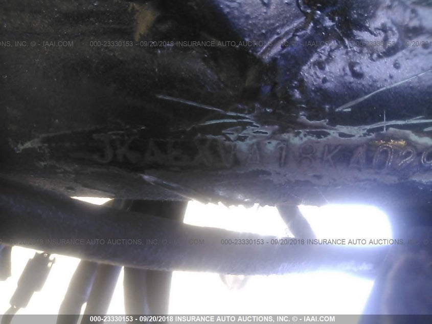 1989 Kawasaki Ex500 VIN: JKAEXVA18KA029467 Lot: 23330153