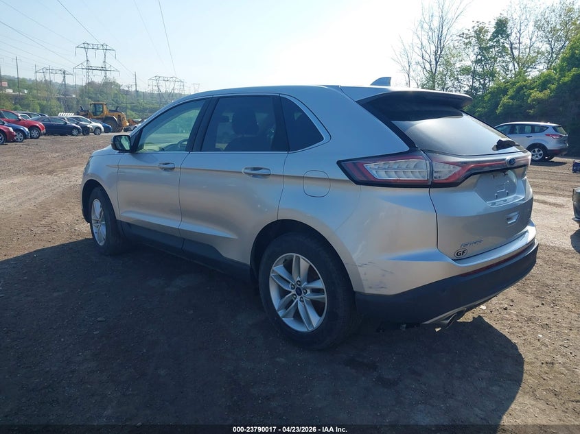 Vin: 2fmpk4j97gbc33505, lot: 24184055, ford edge sel 20163