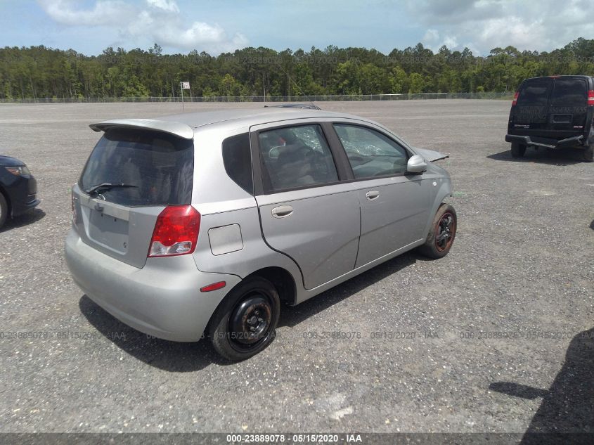 2005 Chevrolet Aveo Ls VIN: KL1TD62675B297292 Lot: 23889078