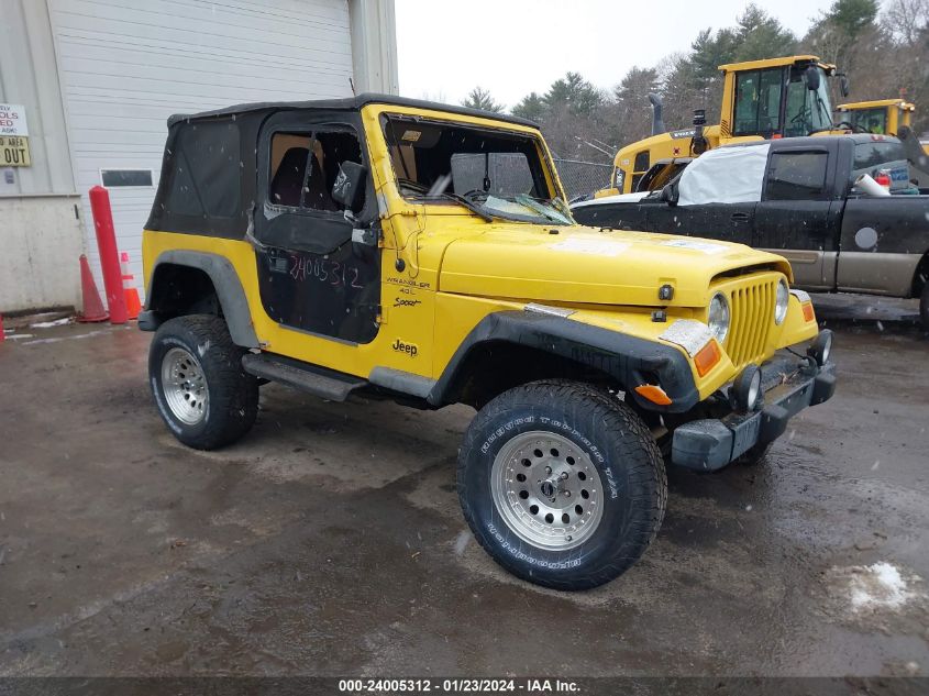 2000 Jeep Wrangler Sport VIN: 1J4FA49S9YP736984 Lot: 24005312