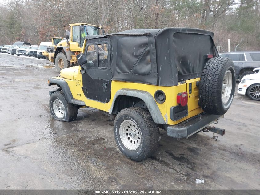 2000 Jeep Wrangler Sport VIN: 1J4FA49S9YP736984 Lot: 24005312