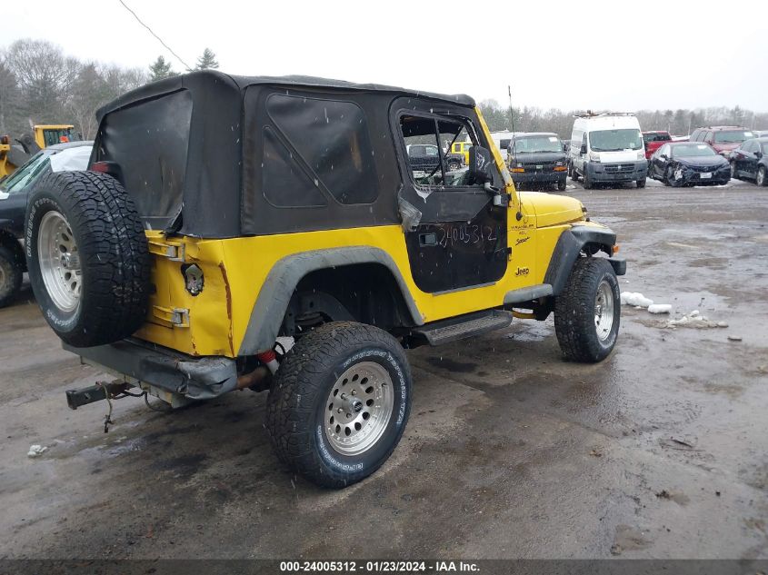 2000 Jeep Wrangler Sport VIN: 1J4FA49S9YP736984 Lot: 24005312