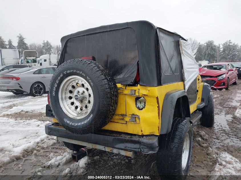 2000 Jeep Wrangler Sport VIN: 1J4FA49S9YP736984 Lot: 24005312