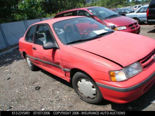 1993 Toyota Tercel VIN: JT2EL43S3P0259280 Lot: 2315451