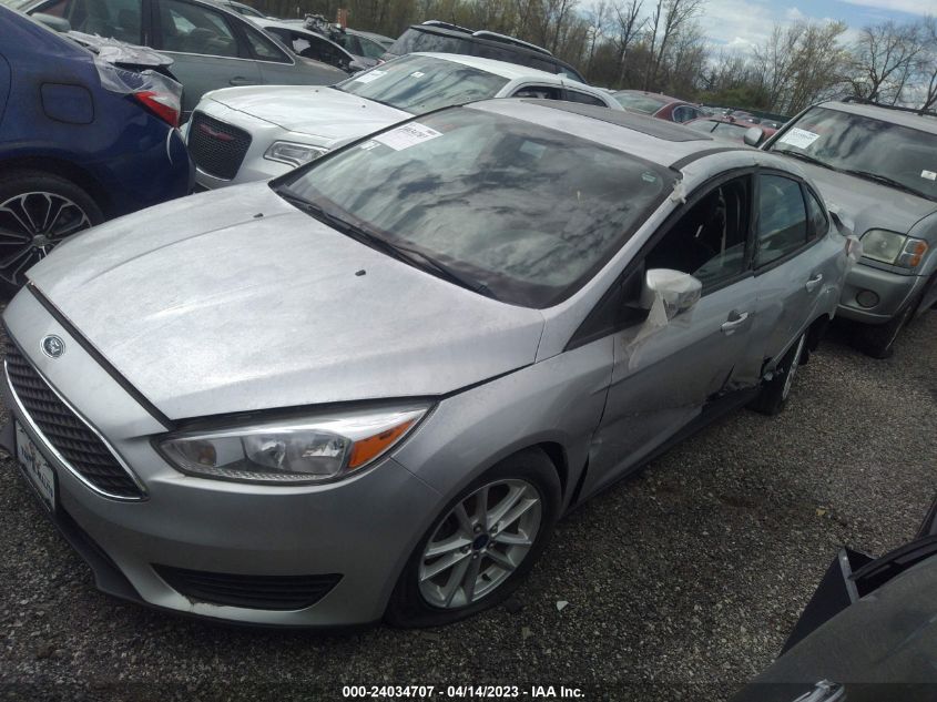 2016 Ford Focus Se VIN: 1FADP3F29GL204835 Lot: 24034707