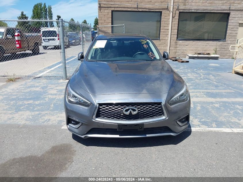 2018 Infiniti Q50 3.0T Luxe VIN: JN1EV7AP5JM350796 Lot: 24028243