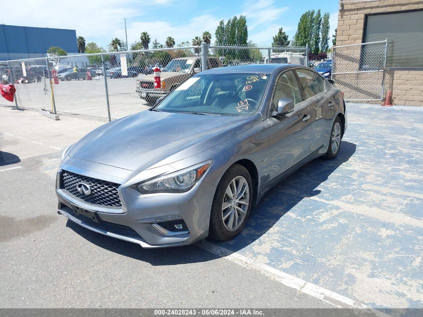 2018 Infiniti Q50 3.0T Luxe VIN: JN1EV7AP5JM350796 Lot: 24028243