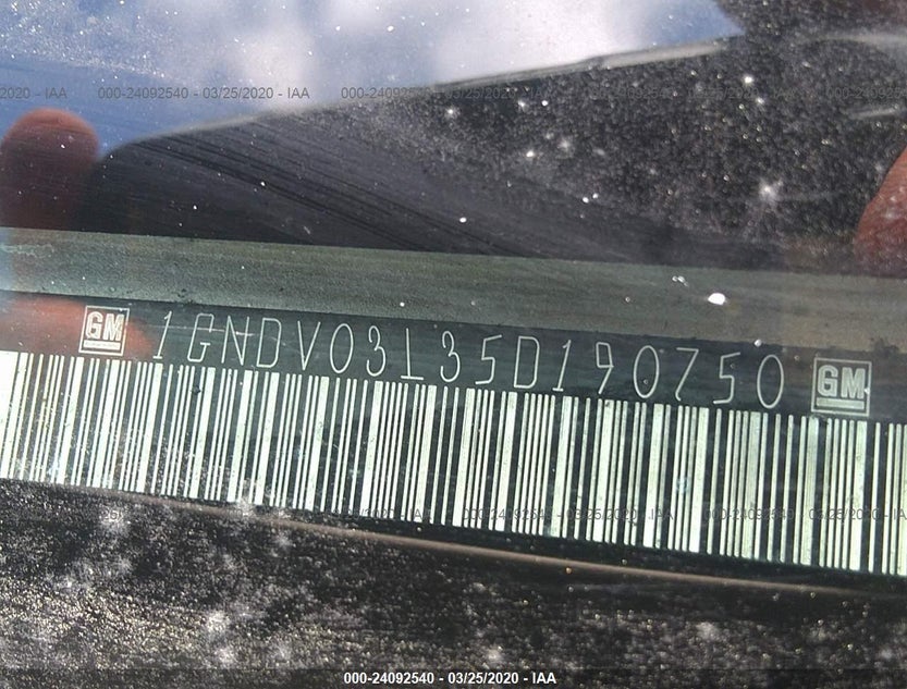 1GNDV03L35D190750