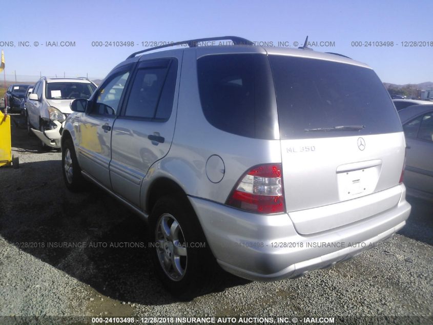 2003 Mercedes-Benz Ml 350 VIN: 4JGAB57E83A425361 Lot: 24103498