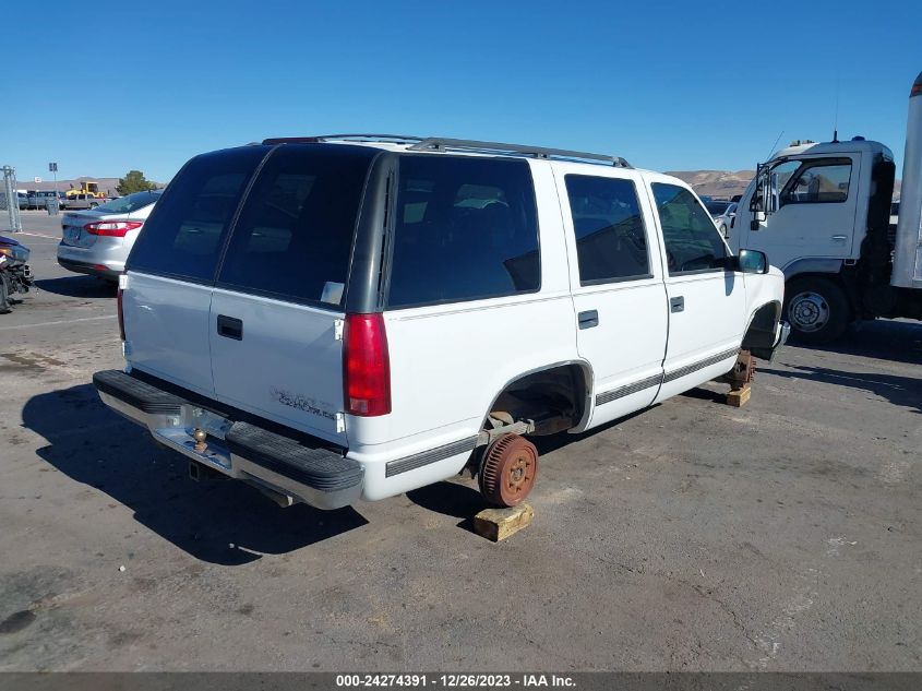 1996 GMC Yukon VIN: 1GKEK13RXTJ725544 Lot: 24274391