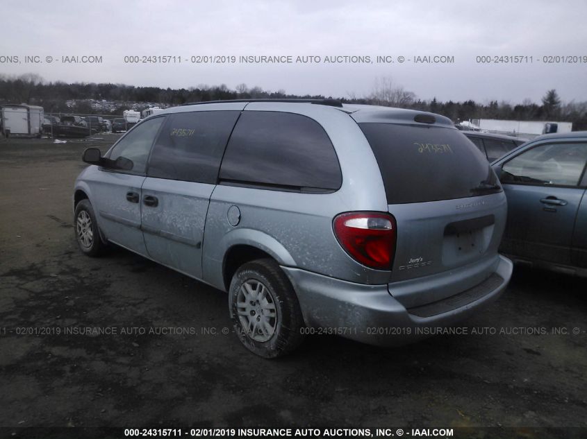 2005 Dodge Grand Caravan Se VIN: 1D4GP24R15B171322 Lot: 24315711