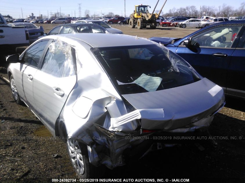 2018 Toyota Corolla Le VIN: 5YFBURHE8JP845137 Lot: 24392734