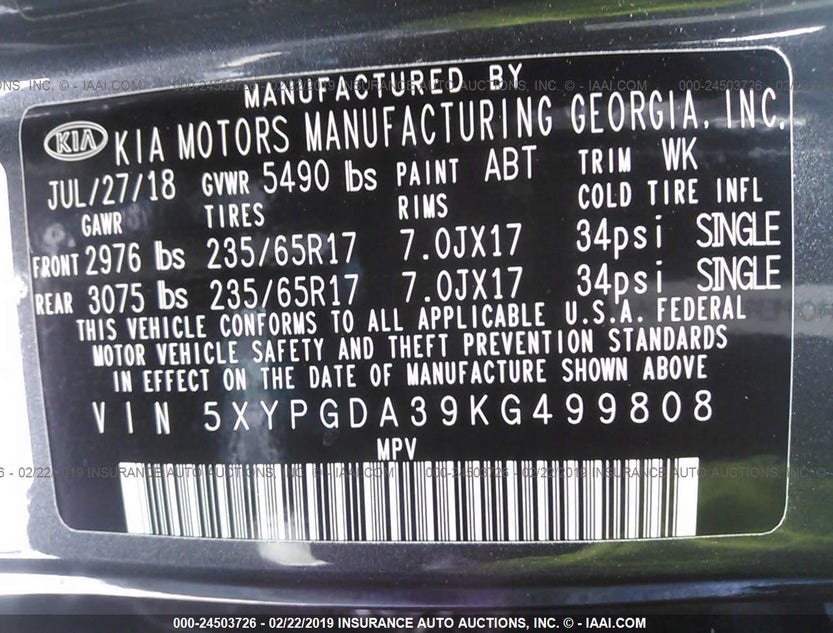 5XYPGDA39KG499808