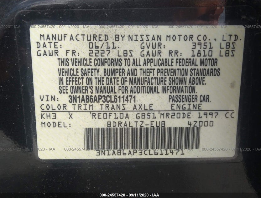 3N1AB6AP3CL611471