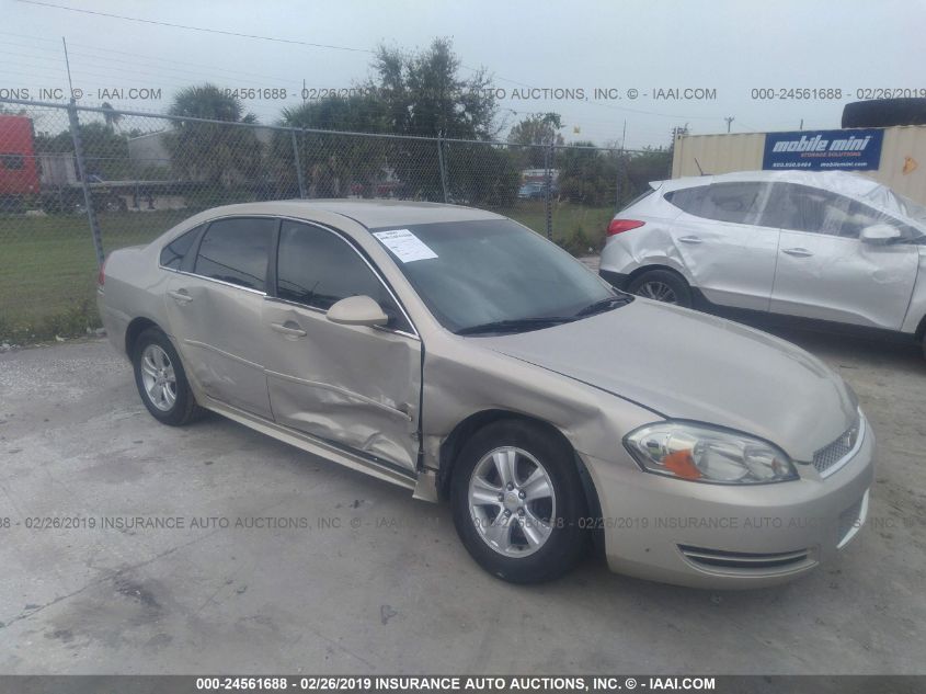 2012 Chevrolet Impala Ls VIN: 2G1WF5E35C1203539 Lot: 24561688