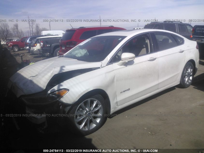 2017 Ford Fusion Hybrid Se VIN: 3FA6P0LU8HR274729 Lot: 24754113