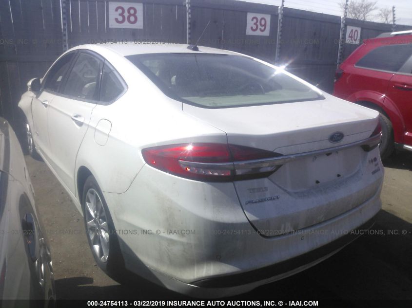 3FA6P0LU8HR274729 2017 Ford Fusion Hybrid Se