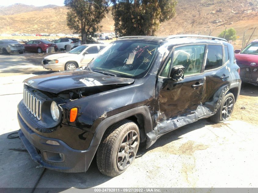 2017 Jeep Renegade Latitude Fwd VIN: ZACCJABB8HPG43930 Lot: 24792811