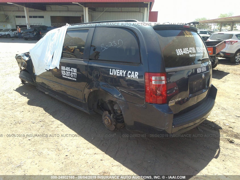 1D8HN44E29B508006 2009 DODGE CARAVAN photo no. 3