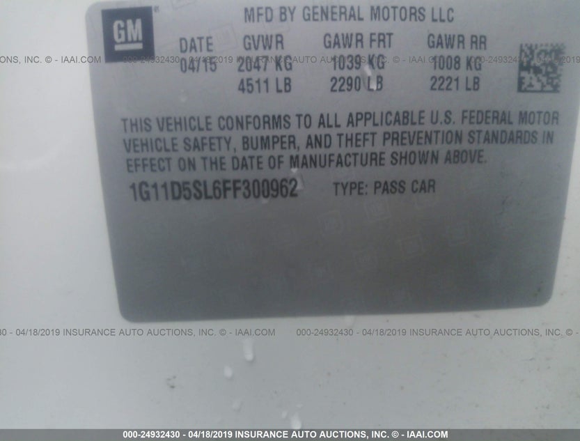 1G11D5SL6FF300962