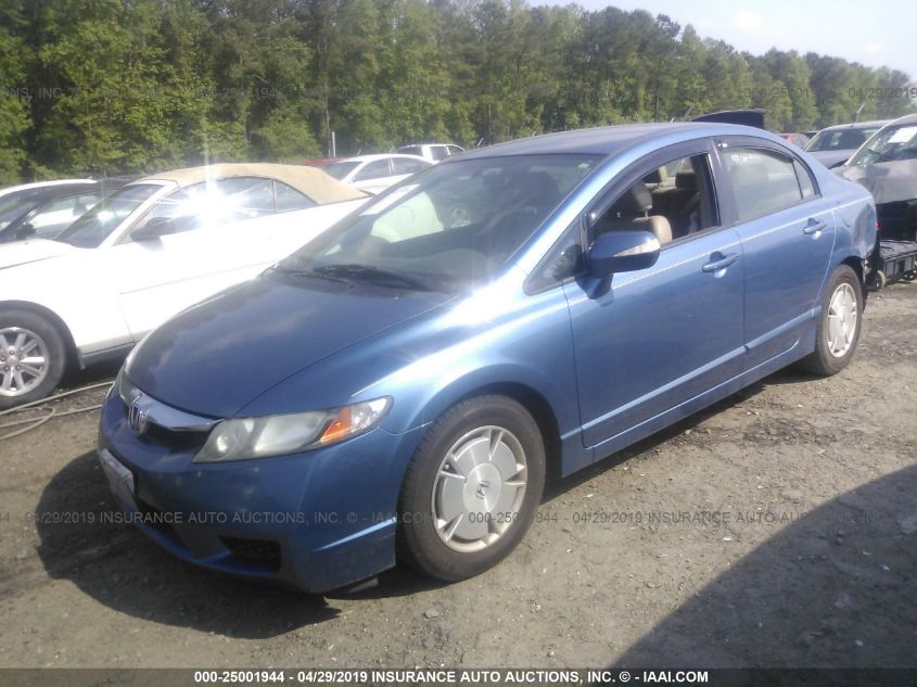 JHMFA3F24AS005157 2010 Honda Civic Hybrid