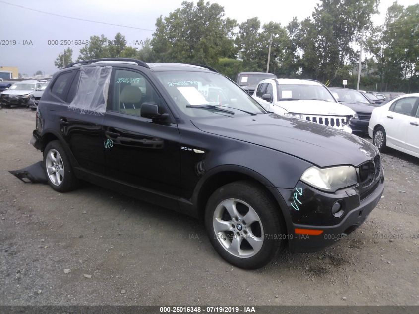 2007 BMW X3 3.0Si VIN: WBXPC934X7WJ00772 Lot: 25016348