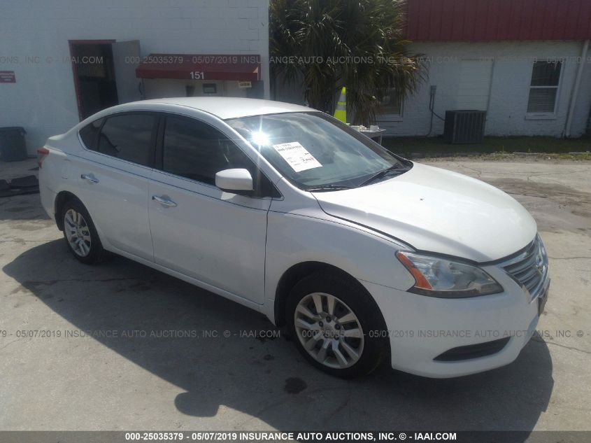 2015 Nissan Sentra Sv VIN: 3N1AB7AP9FL688727 Lot: 25035379