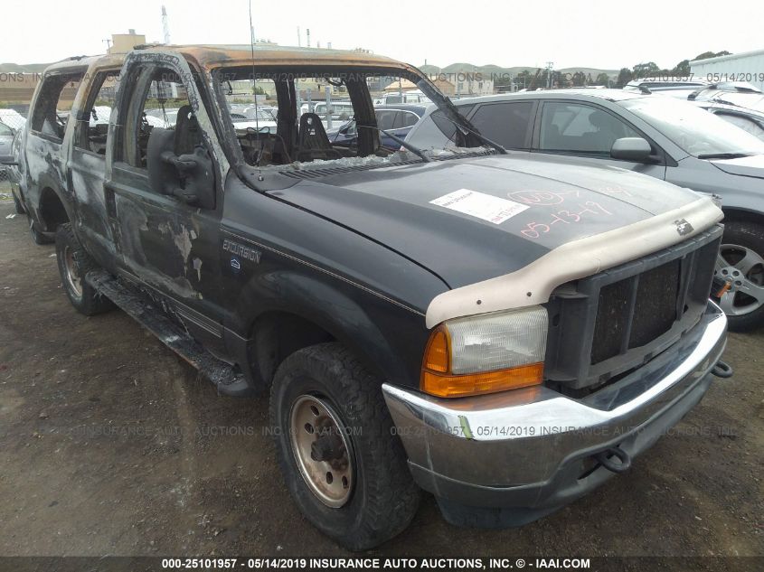 2001 Ford Excursion Xlt VIN: 1FMNU41S01EB74992 Lot: 25101957