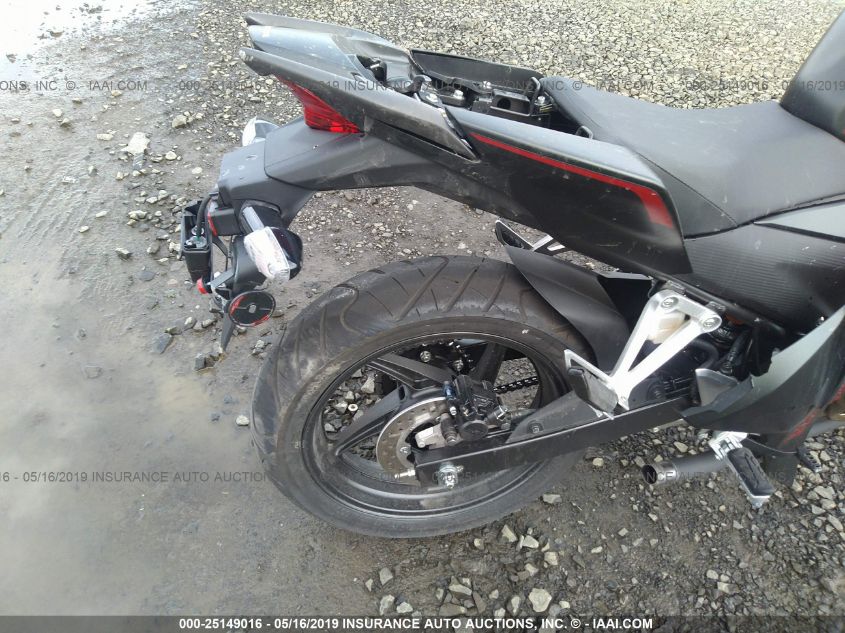 2018 Honda Cbr300 R VIN: MLHNC5108J5400334 Lot: 25149016