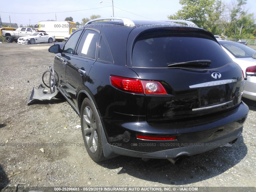2004 Infiniti Fx45 VIN: JNRBS08W34X403186 Lot: 25206683