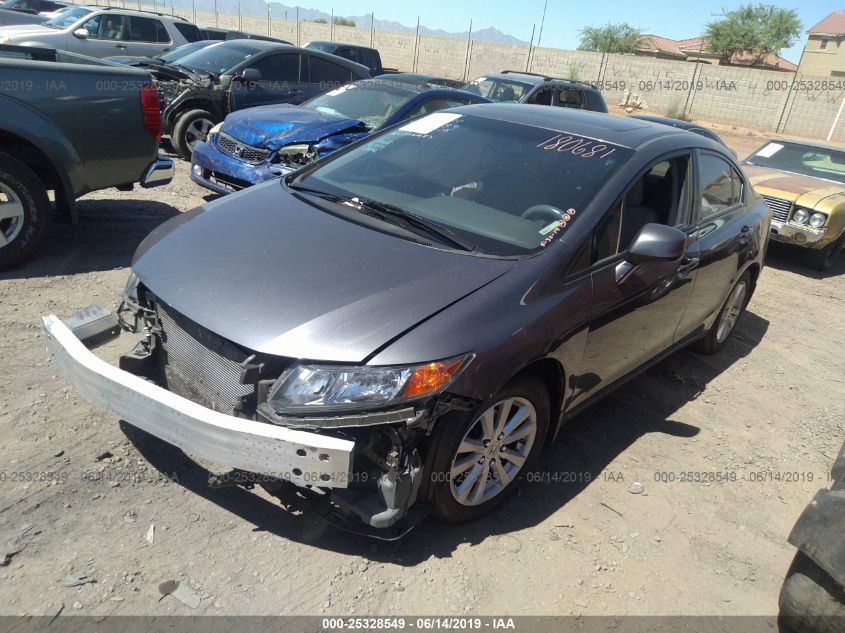 2012 Honda Civic Ex VIN: 2HGFB2F85CH302933 Lot: 25328549