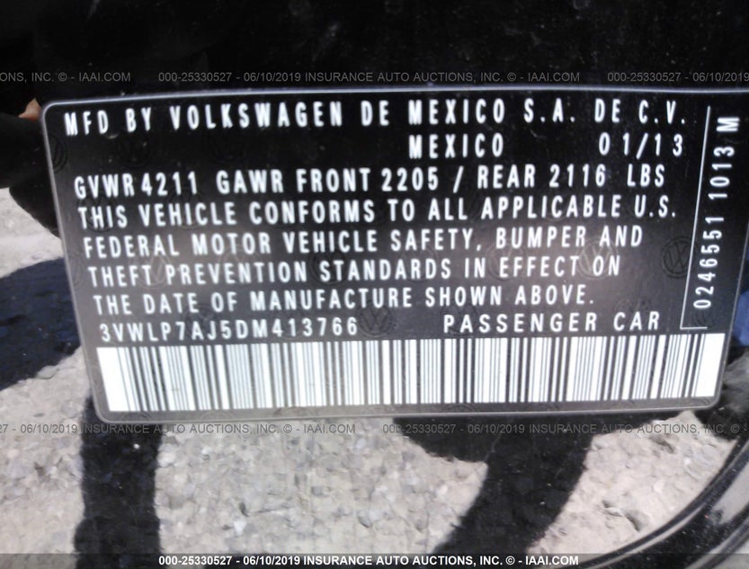 3VWLP7AJ5DM413766