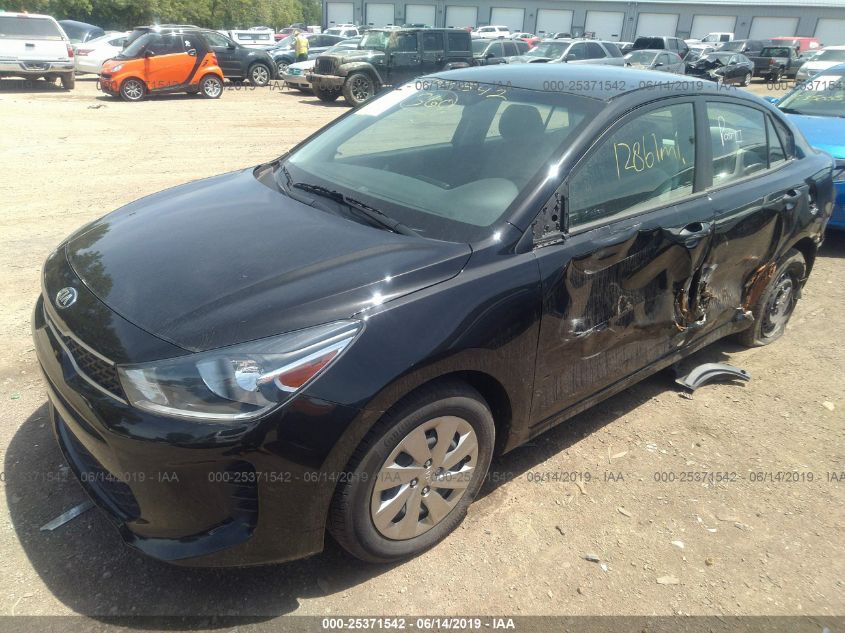 2018 Kia Rio Lx VIN: 3KPA24AB2JE061686 Lot: 25371542