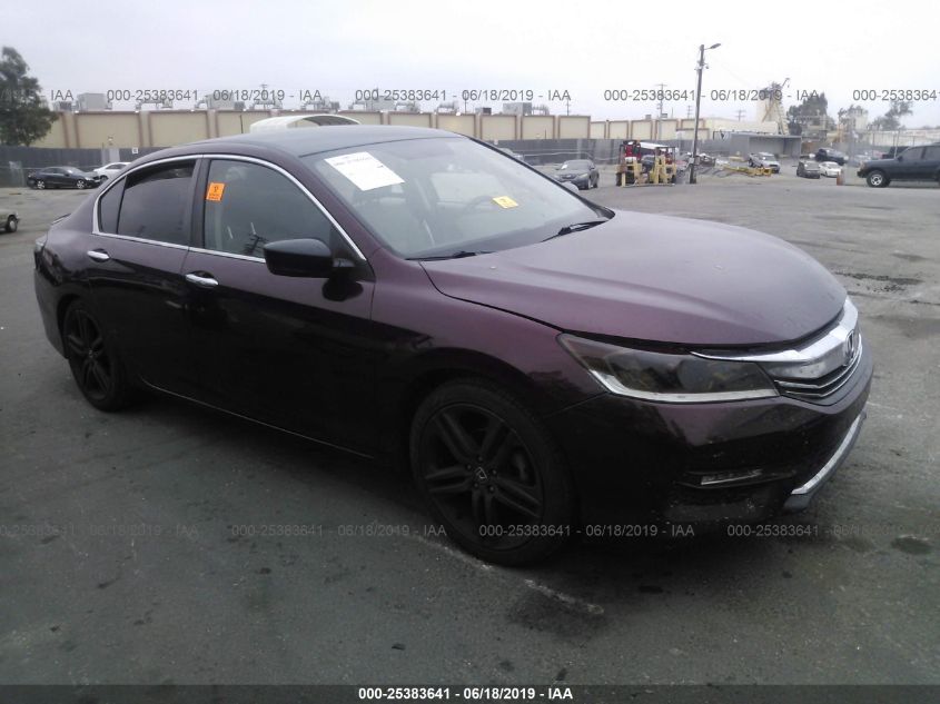 2016 Honda Accord Lx VIN: 1HGCR2F36GA101551 Lot: 25383641