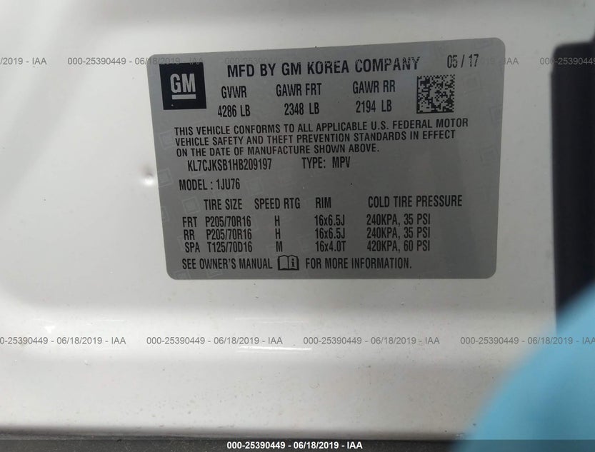 KL7CJKSB1HB209197