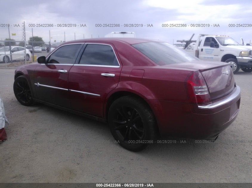 2006 Chrysler 300C red sedan gasoline 2C3KA63H56H426706 photo #4