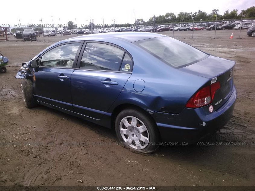 2008 Honda Civic Lx VIN: 2HGFA16528H508799 Lot: 25441236