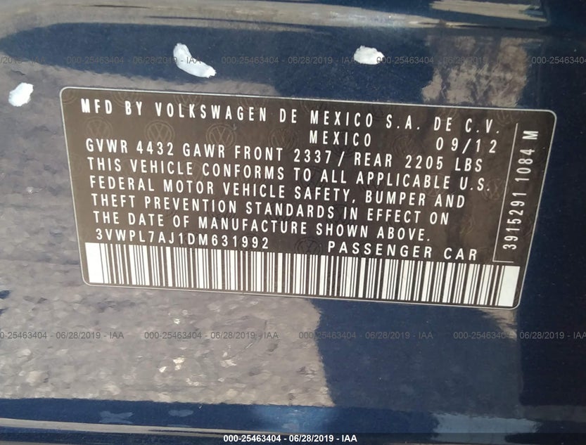 3VWPL7AJ1DM631992