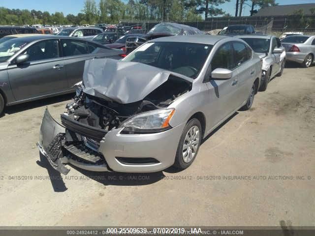 2014 Nissan Sentra Sv VIN: 3N1AB7APXEY251644 Lot: 25509639