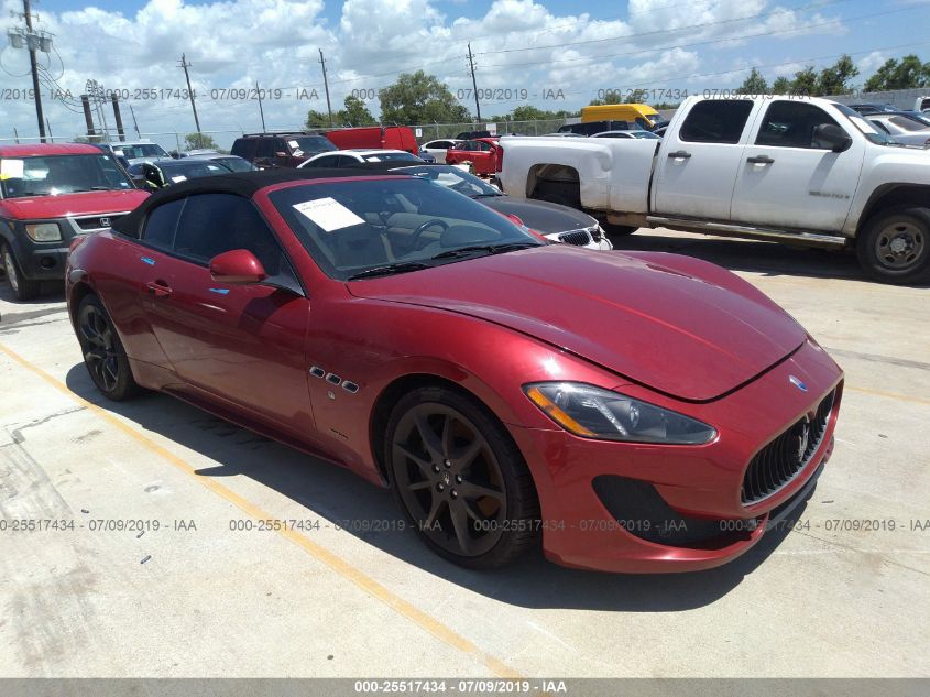 2014 Maserati Granturismo Sport/Mc VIN: ZAM45VMA1E0093388 Lot: 25517434