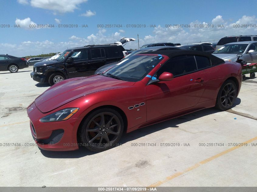 2014 Maserati Granturismo Sport/Mc VIN: ZAM45VMA1E0093388 Lot: 25517434