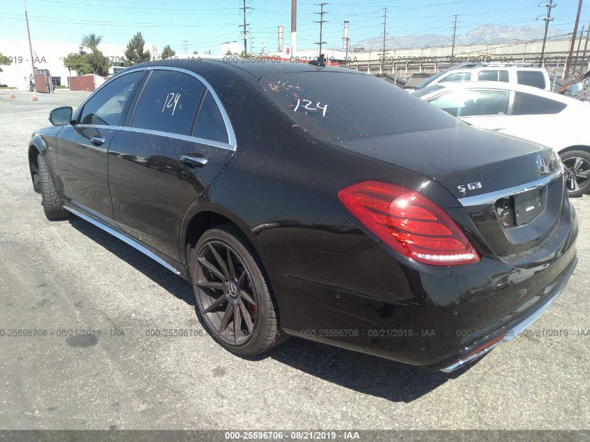 2016 Mercedes-Benz S 63 Amg VIN: WDDUG7JB2GA218344 Lot: 25596706